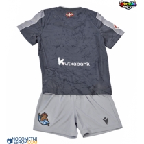 Otroški Nogometni dresi Real Sociedad Gostujoči 2025-26 Kratek Rokav (+ Kratke hlače)